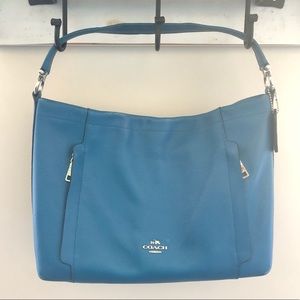 Authentic COACH Shoulder bag-ocean blue